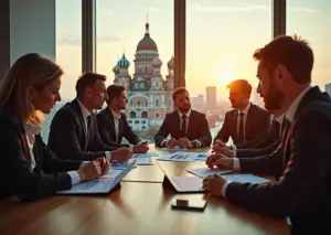 Предприниматели обсуждают субсидии и гранты на фоне здания российского правительства